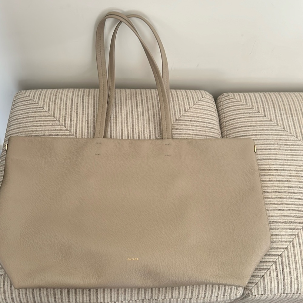 Cuyana easy zipper tote